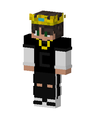 Crowned Streetwear Boy skin, 3D preview