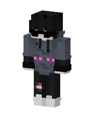 Black Masked Villain Boy Minecraft skin