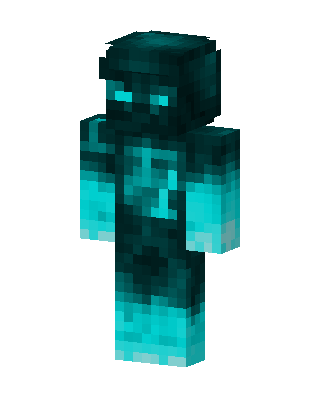 Cyan Specter skin, 3D preview
