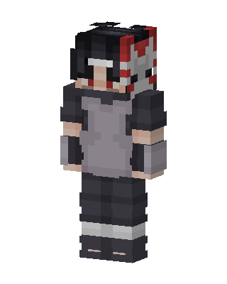 Masked Shinobi skin, 3D preview