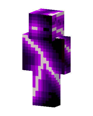 Purple Lightning skin, 3D preview