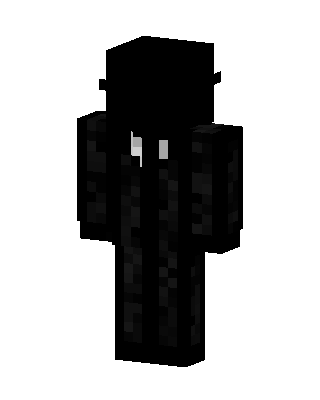 Black Villain Minecraft Enderman skin