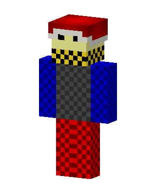 Santa Hat Skater skin, 3D preview
