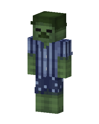Pajama Zombie Minecraft skin
