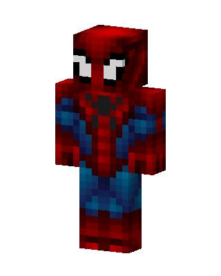 Spider-Man skin, 3D preview