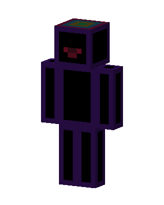 Shadow Ender skin, 3D preview