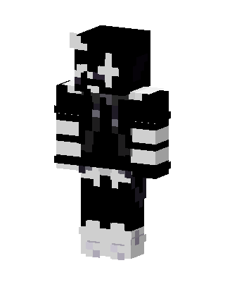 Monochrome Hoodie Minecraft skin