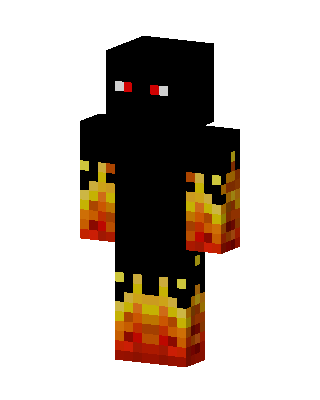 Flame Shadow skin, 3D preview