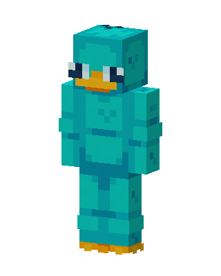 Teal Animal skin, 3D preview