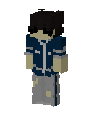 Ragged Tracksuit skin, 3D preview