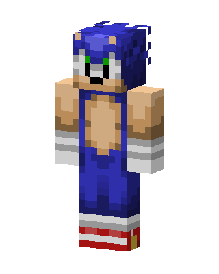 Sonic Minecraft skin