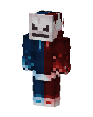 Blue Player Boy skin, 3D preview