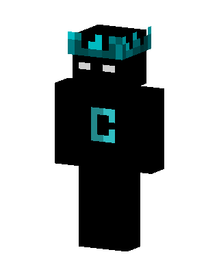 Black King Minecraft goth skin