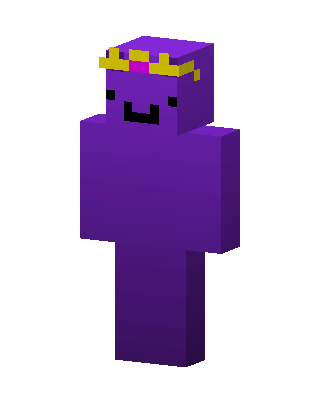 Purple Guy King skin, 3D preview