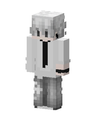 Monochrome Boy skin, 3D preview