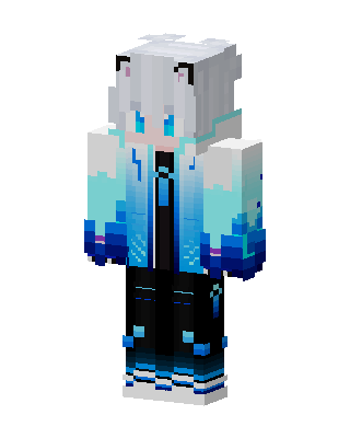 Frost Cat skin, 3D preview