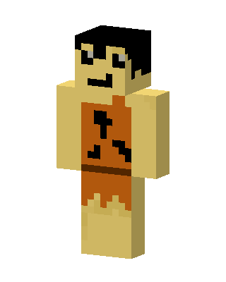 Fred Flintstone skin, 3D preview