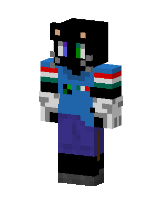 Gas Mask Wanderer skin, 3D preview