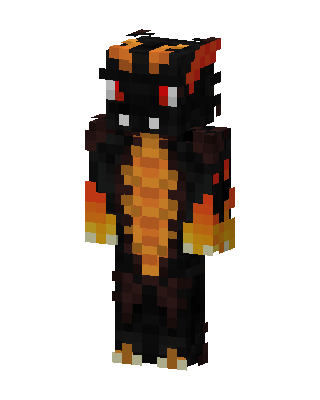 Lava Dragon skin, 3D preview
