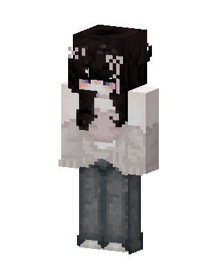 Soft Bow Girl skin, 3D preview