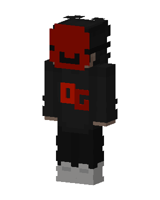 Black Gamer Boy skin, 3D preview