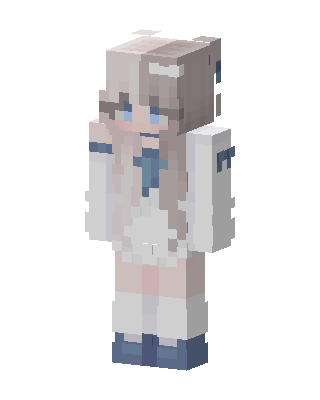 Frosty Sailor Girl skin, 3D preview
