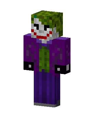 Joker Minecraft purple skin