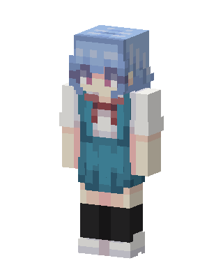 Rei Ayanami Minecraft skin