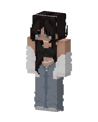 Denim Girl skin, 3D preview