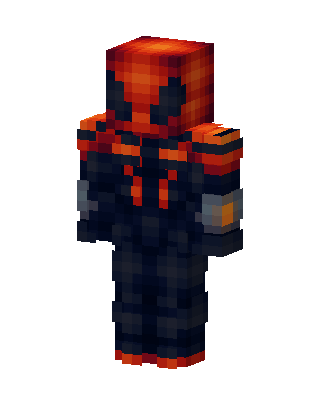 Black Fighter Boy skin, 3D preview