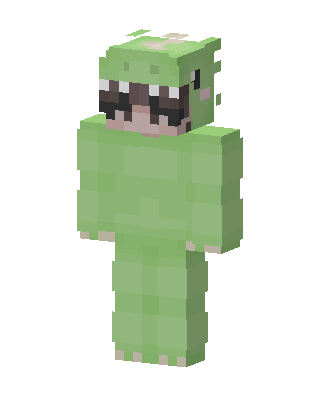 Green Frog skin, 3D preview
