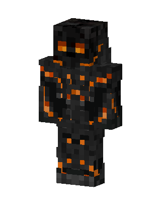 Magma Golem skin, 3D preview