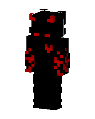 Black Fighter Boy skin, 3D preview