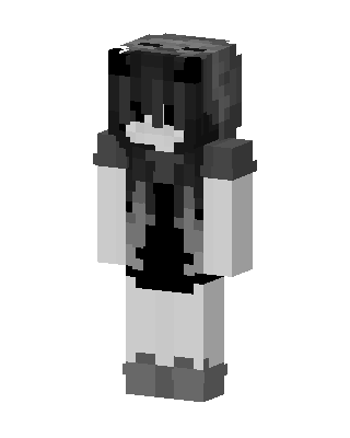 White Emo Girl Minecraft skin