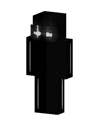 Black Ninja Boy skin, 3D preview
