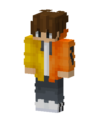 Sunset Jacket Boy skin, 3D preview