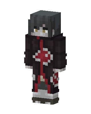 Akatsuki Itachi skin, 3D preview