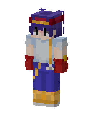Blue King skin, 3D preview
