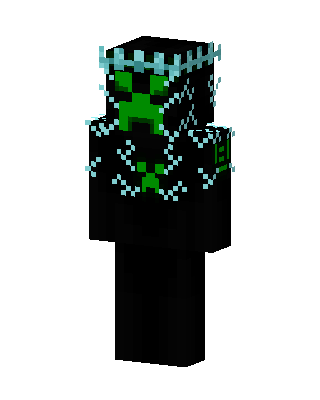 Frozen Creeper Minecraft skin