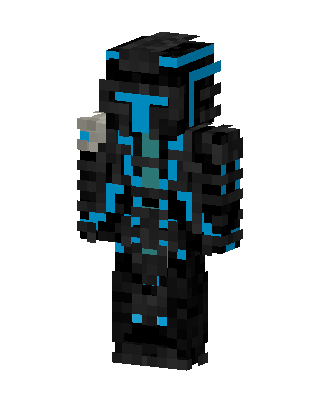 Neon Armor skin, 3D preview