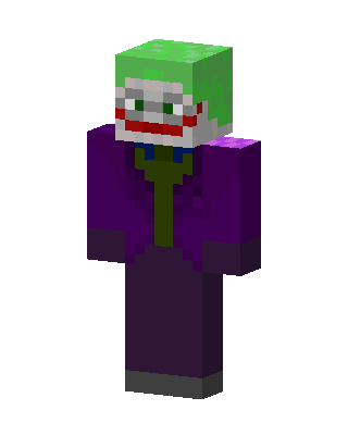 Purple Villain Boy skin, 3D preview