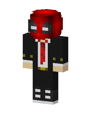 Black Villain Boy skin, 3D preview