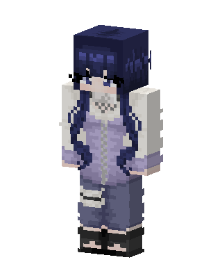 Hinata Hyuga skin, 3D preview