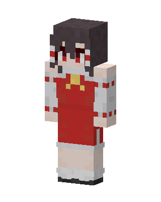 Reimu Hakurei Minecraft skin
