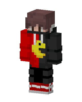 Pac-Man Hoodie skin, 3D preview