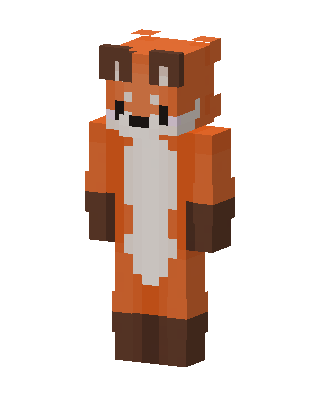 Orange Fox Minecraft skin