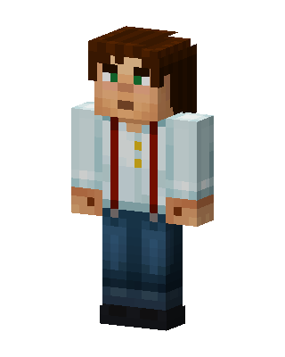 Blue Student Boy Minecraft blue skin