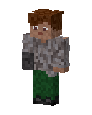 Gray Soldier Boy Minecraft skin
