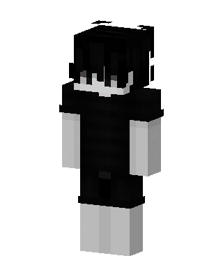 Monochrome Boy skin, 3D preview