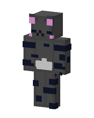 Gray Cat Minecraft skin